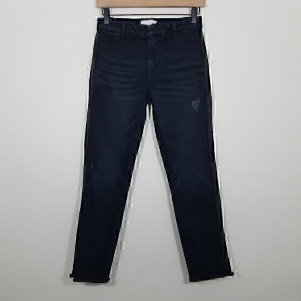 Sundry Denim Le Soleil Striped Sides Stretch Jeans Size 24